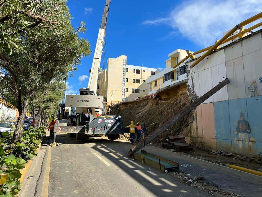 Inician reparación de muro de contención en Santiago Diario Libre