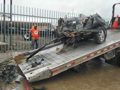 Accidente de tránsito deja dos personas heridas en Santiago Noticias