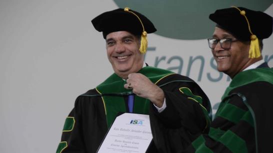 Abinader Recibe Doctorado Honoris Causa De La Universidad Isa Diario