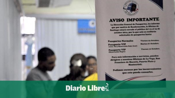 Cierran Oficina De Pasaportes En Santiago Diario Libre