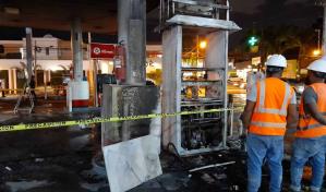 Comunicado de Texaco sobre fuego en estación de combustible