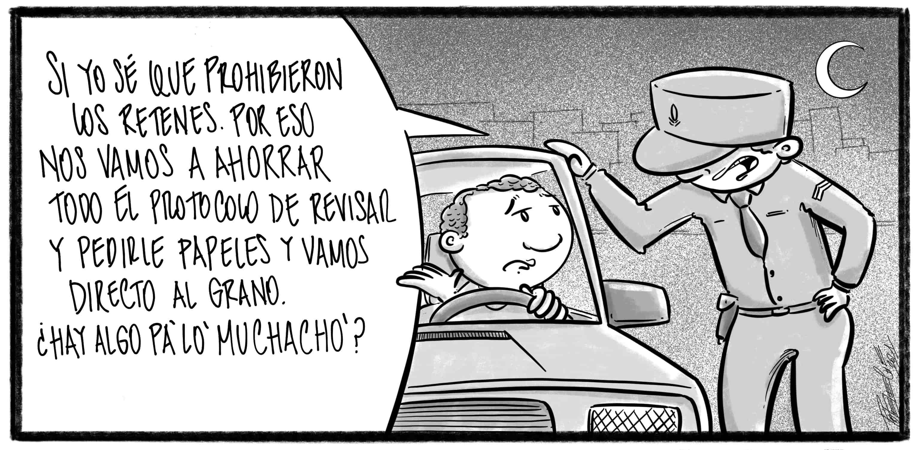 Caricatura de Noticiero Poteleche 18 diciembre 2021