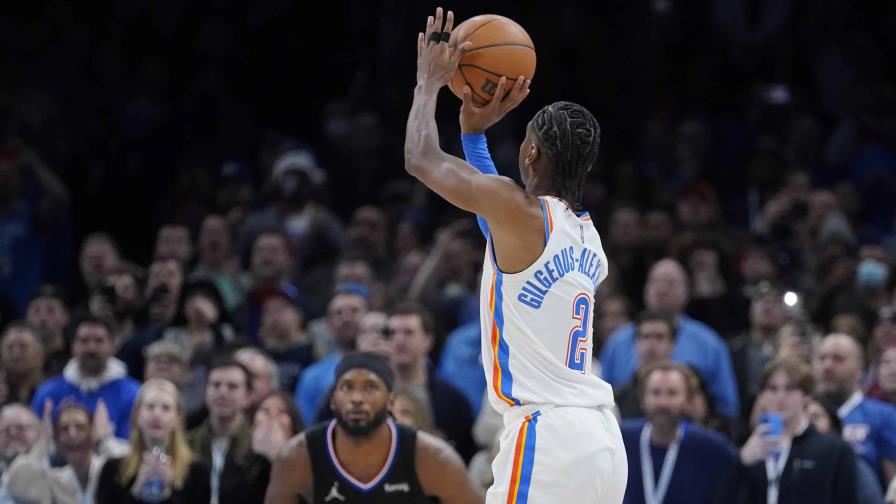 Thunder gana con triple de Gilgeous-Alexander en la bocina