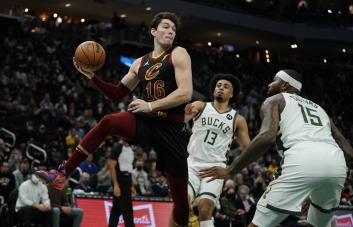 Cavaliers vencen a Bucks incompletos; hilan 6to triunfo