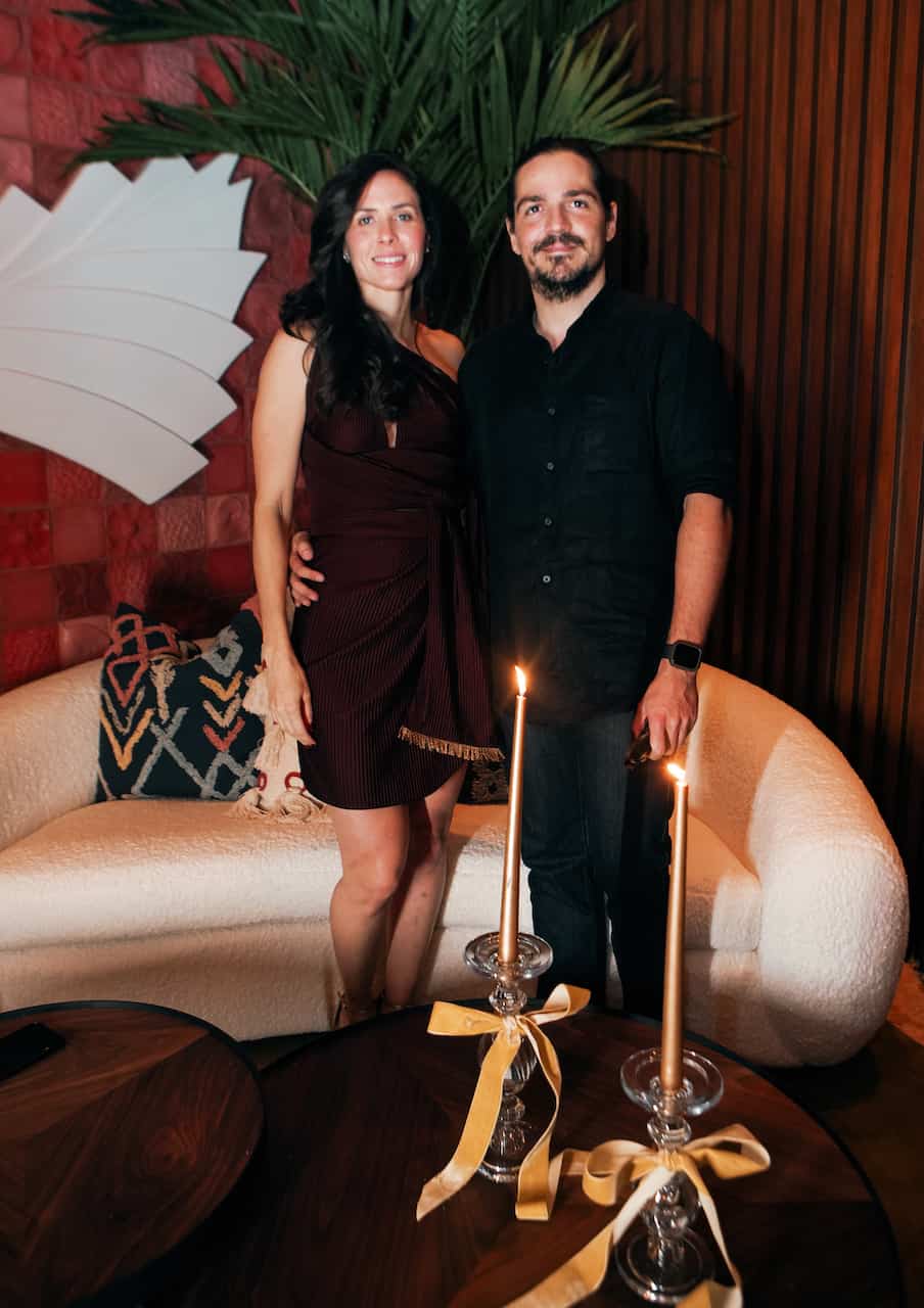 Rochelle Vicente y Eduardo De Castro.