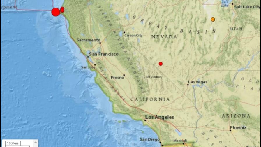 Sismo de magnitud 6.2 remece norte de California