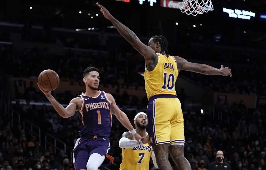 Booker y Ayton lideran a Suns sobre Lakers jornada de NBA