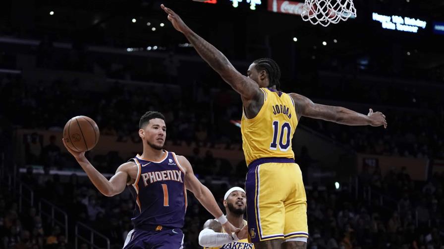 Booker y Ayton lideran a Suns sobre Lakers jornada de NBA