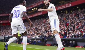 Real Madrid cierra 2021 con triunfo sobre Athletic Bilbao