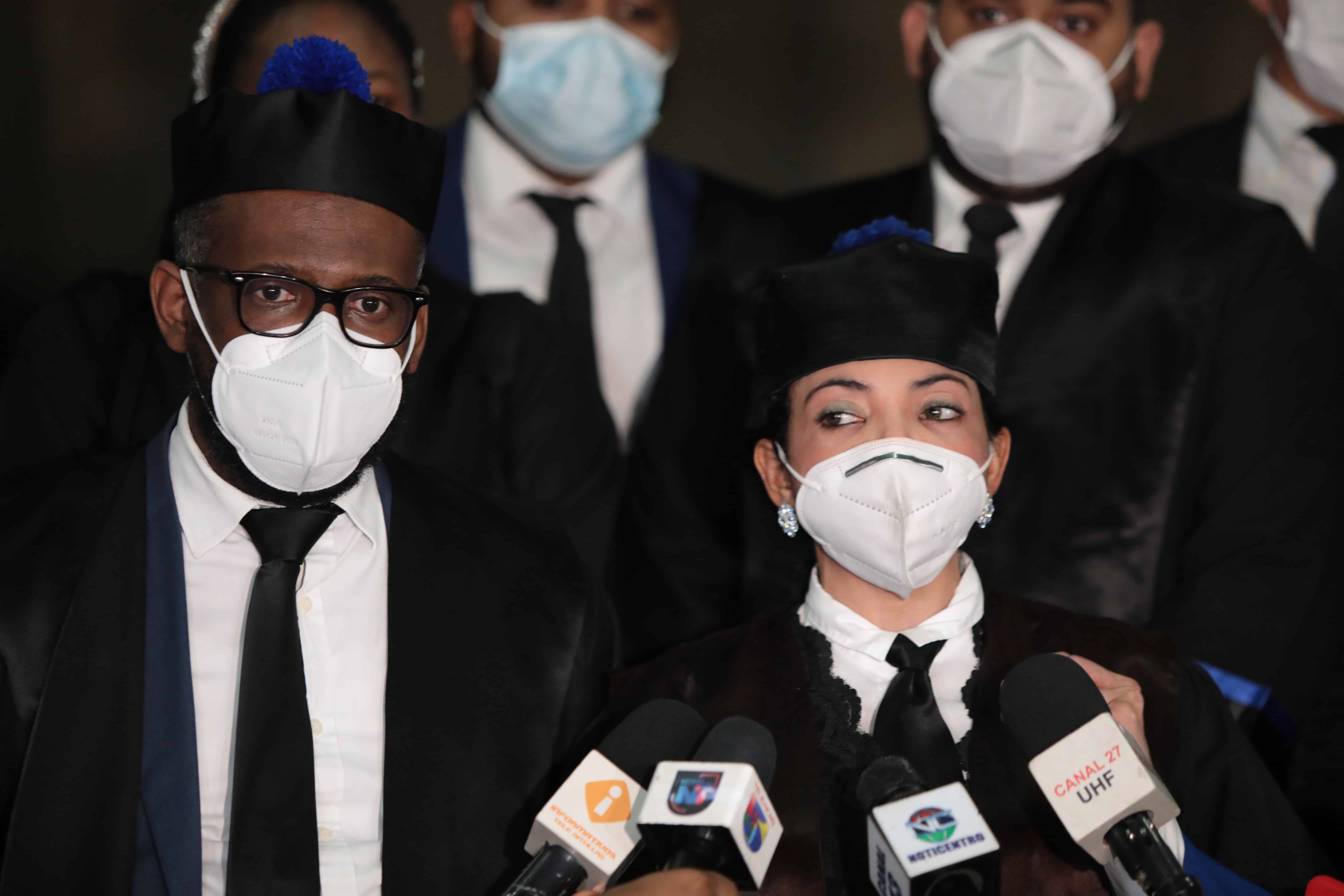 Yeni Berenice Reynoso y wilson Camacho, del Ministerio Público (Diario Libre/Archivo)