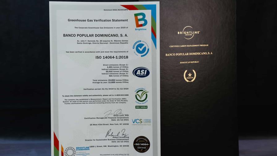 Banco Popular revalida su certificación como organización carbono neutral Banco Popular revalida su certificación como organización carbono neutral