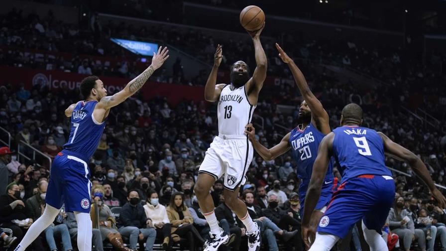 Harden anota 39 y Nets se imponen a los Clippers