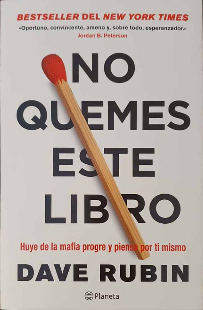 Dave Rubin.<br>
Planeta, 2021.<br>
233 págs. .<br>

Es hora de salir del armario político. Hay que rebelarse contra el pensamiento único para que nos reencontremos como individuos. Rubin ofrece 10 consejos para pensar por sí mismo en esta era de la sinrazón.
