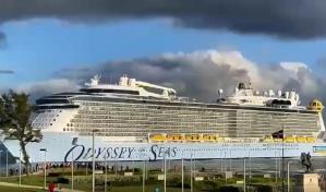 Atraca en Puerto Plata uno de los cruceros más grandes del mundo