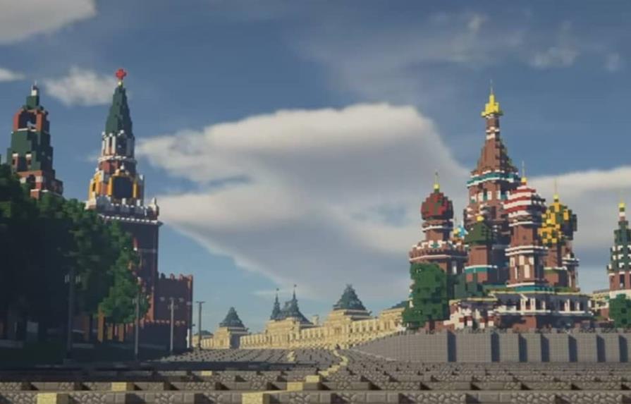 Construyen en Minecraft una réplica de Rusia a escala 1:1