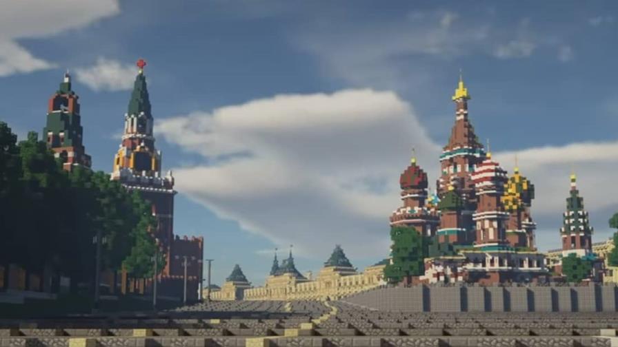 Construyen en Minecraft una réplica de Rusia a escala 1:1 Construyen en Minecraft una réplica de Rusia a escala 1:1