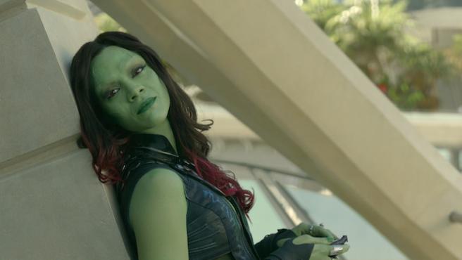 Zoe Saldaña revela un nuevo aspecto de Gamora