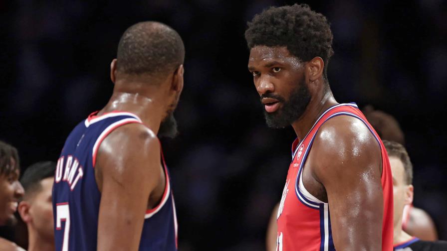 Con 34 de Embiid, 76ers vencen a Nets en retorno de Durant