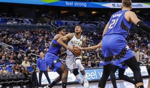 Bucks completan barrida sobre Magic; Antetokounmpo anotó 33 puntos