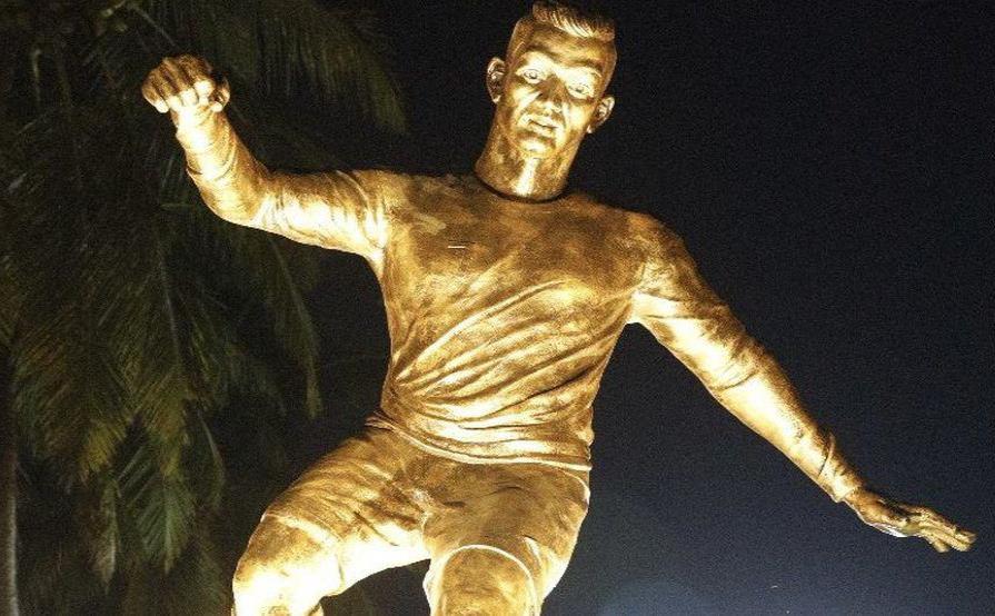Lo que provocó una estatua de Cristiano Ronaldo en India
