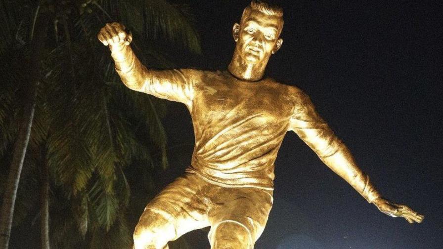 Lo que provocó una estatua de Cristiano Ronaldo en India