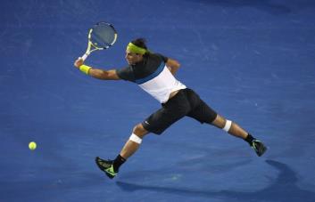 Rafael Nadal llegó a Melbourne para el Open de Australia