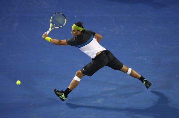 Rafael Nadal llegó a Melbourne para el Open de Australia