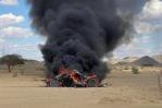 El Dakar refuerza su seguridad tras la explosión de un vehículo El Dakar refuerza su seguridad tras la explosión de un vehículo