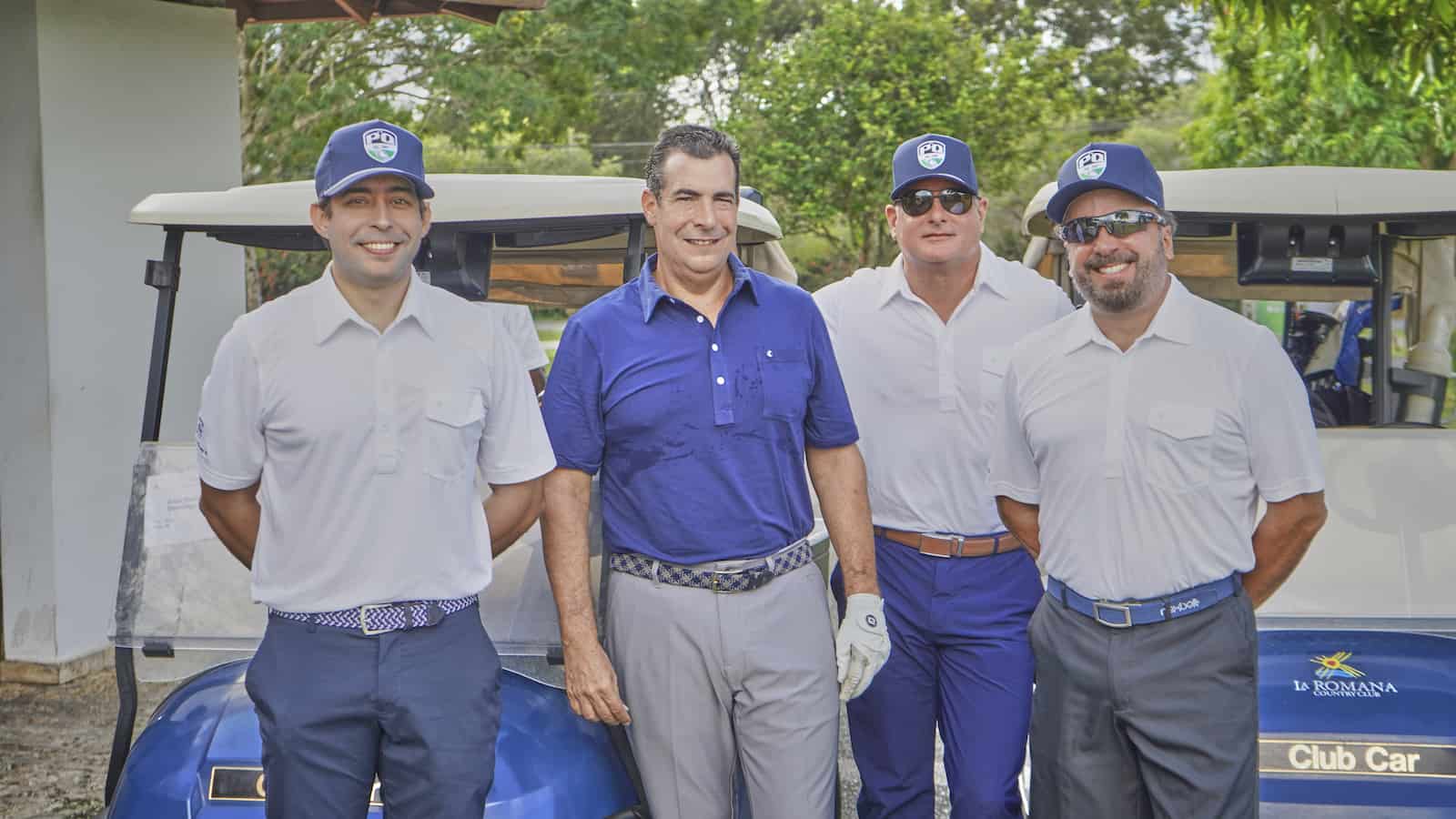 Juan Ramón Portela, Domingo Bermúdez, César Sanz y Josin Busto.