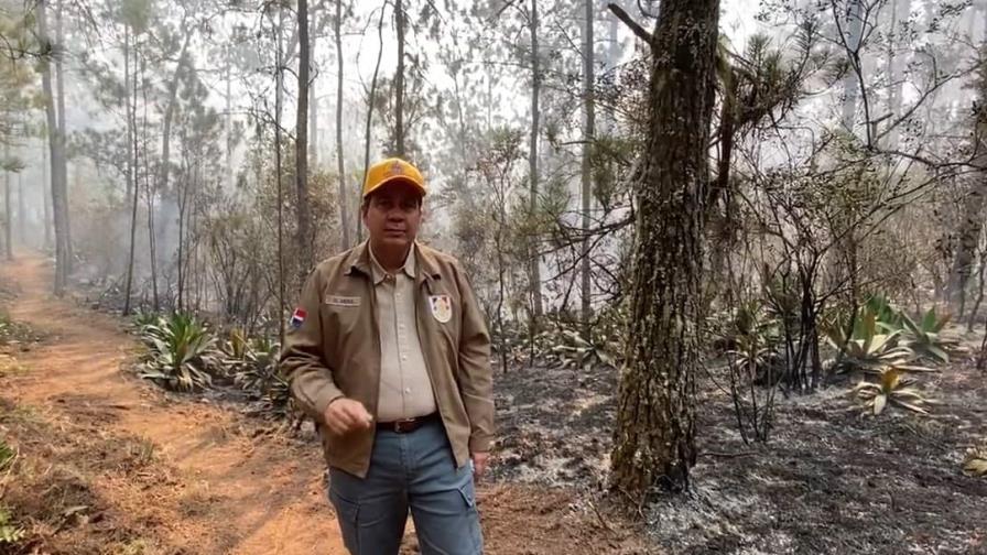 Medio Ambiente acusa a ganaderos de provocar intencionalmente incendios en Sierra de Bahoruco