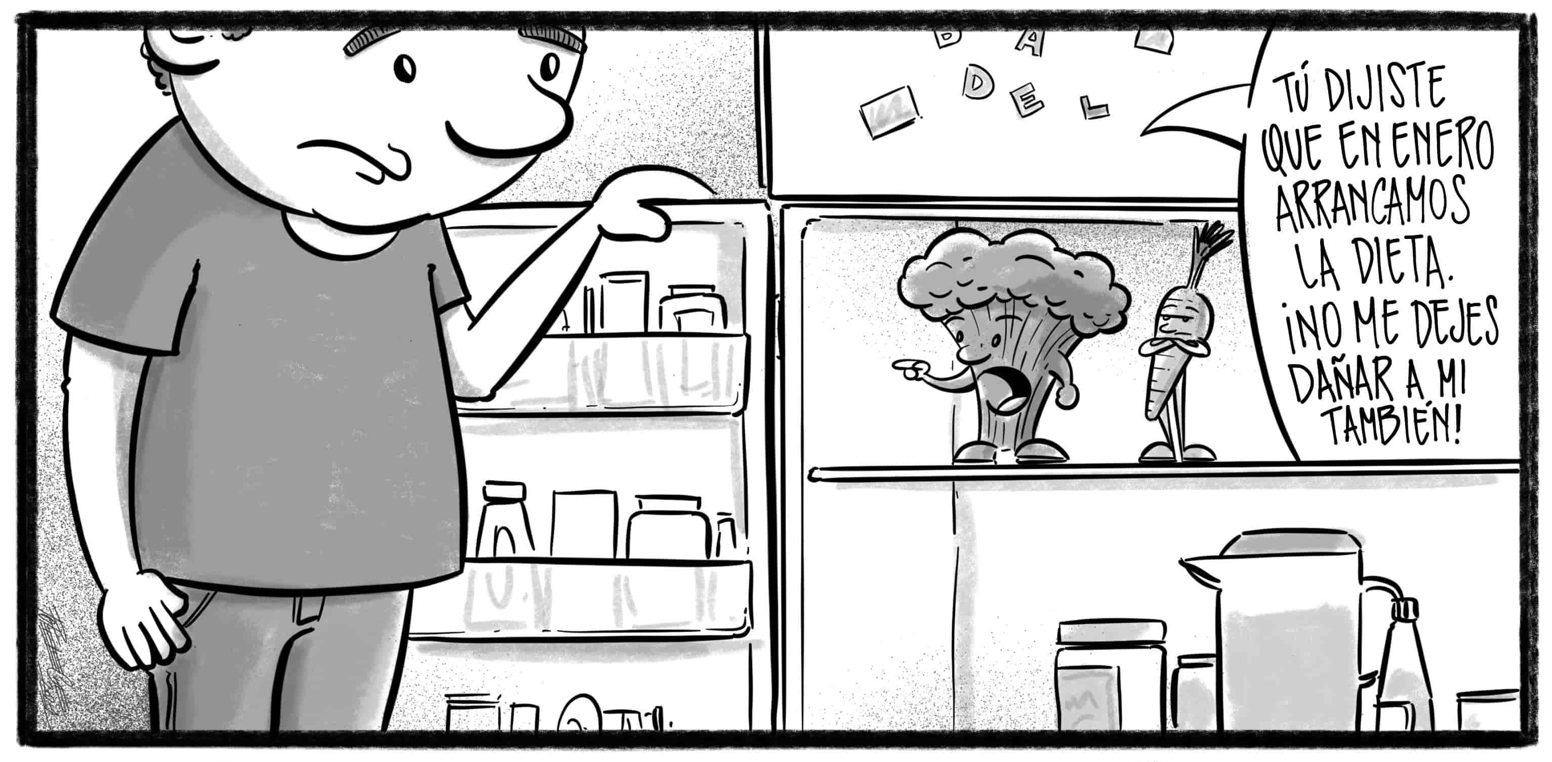 Caricatura de Noticiero Poteleche 4 enero 2022