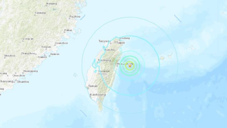 Sismo de magnitud 6.2 remece el norte de Taiwán