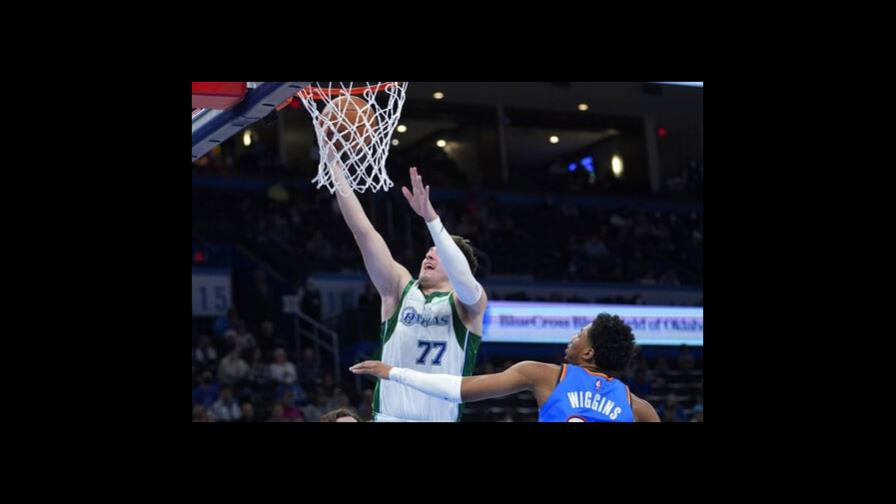 Doncic regresa y lidera a Mavericks a vencer a Thunder