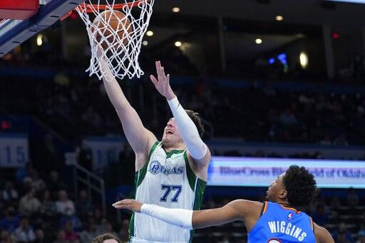 Doncic regresa y lidera a Mavericks a vencer a Thunder