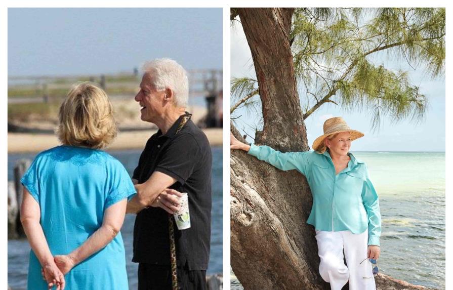 Los Clinton y Martha Stewart también vacacionan en República Dominicana