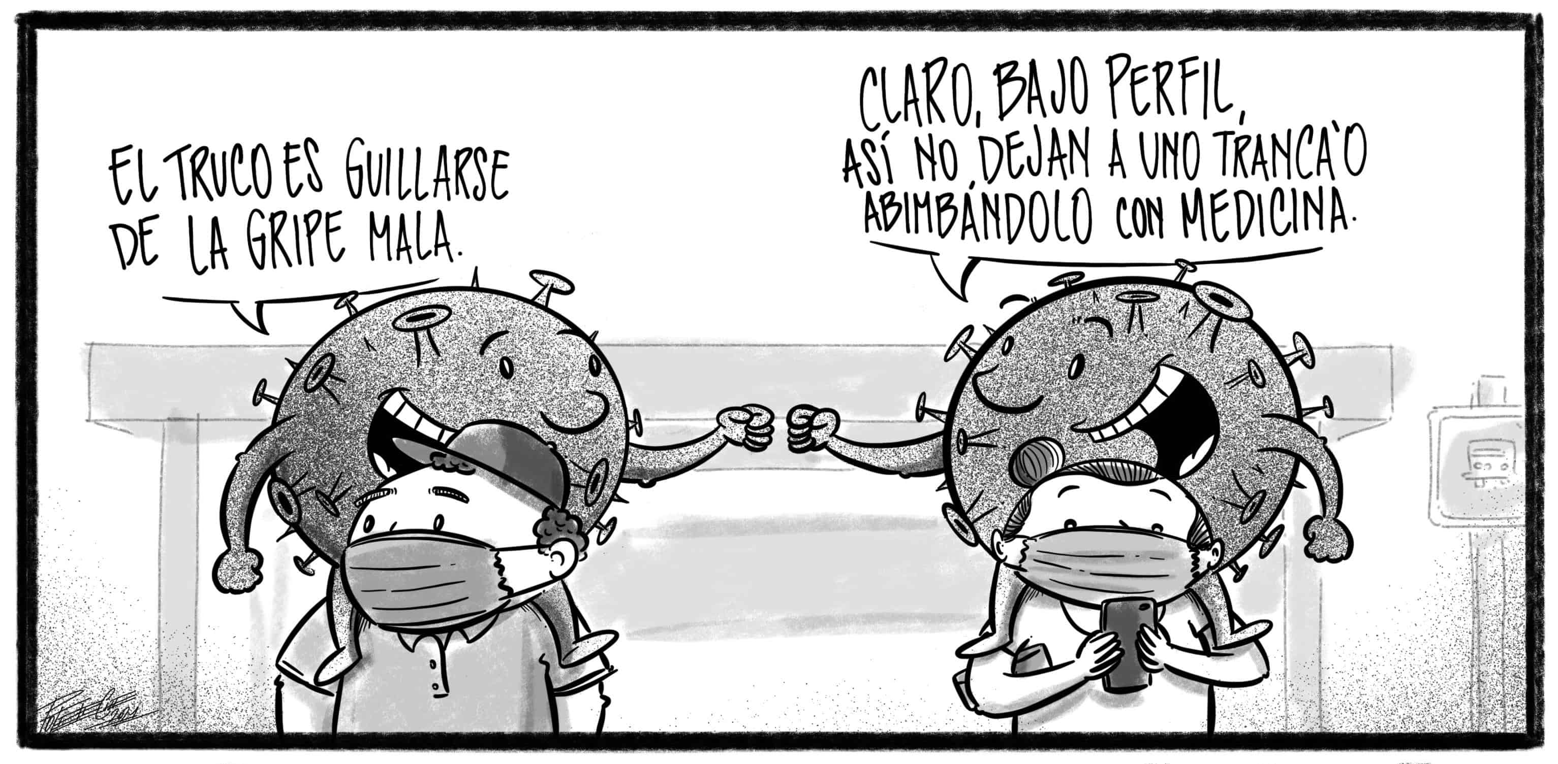 Caricatura de Noticiero Poteleche 5 enero 2022