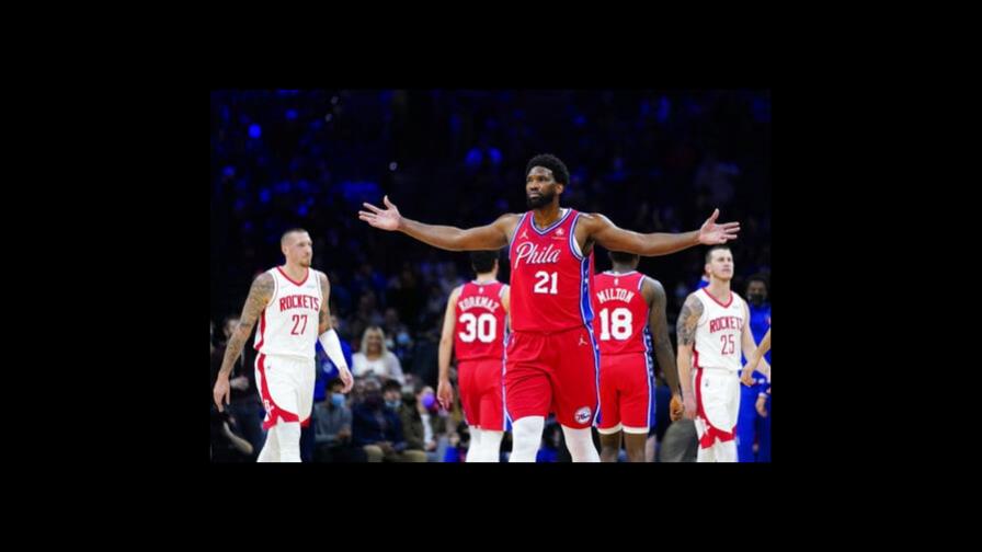 Con ayuda de Embiid, los 76ers superan 133-113 a los Rockets Con ayuda de Embiid, los 76ers superan 133-113 a los Rockets