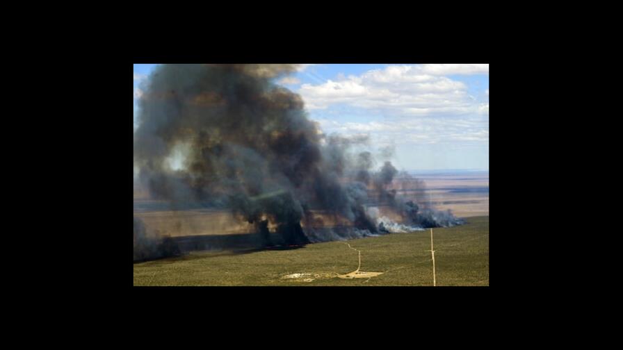 Incendio amenaza Península Valdés, área natural argentina