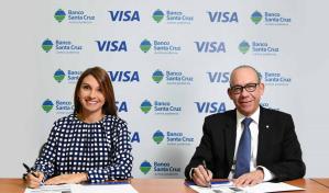 Visa y Banco Santa Cruz trabajarán en innovaciones de pagos digitales