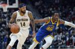 Pelicans vencen a Warriors, ponen fin a racha de tres derrotas