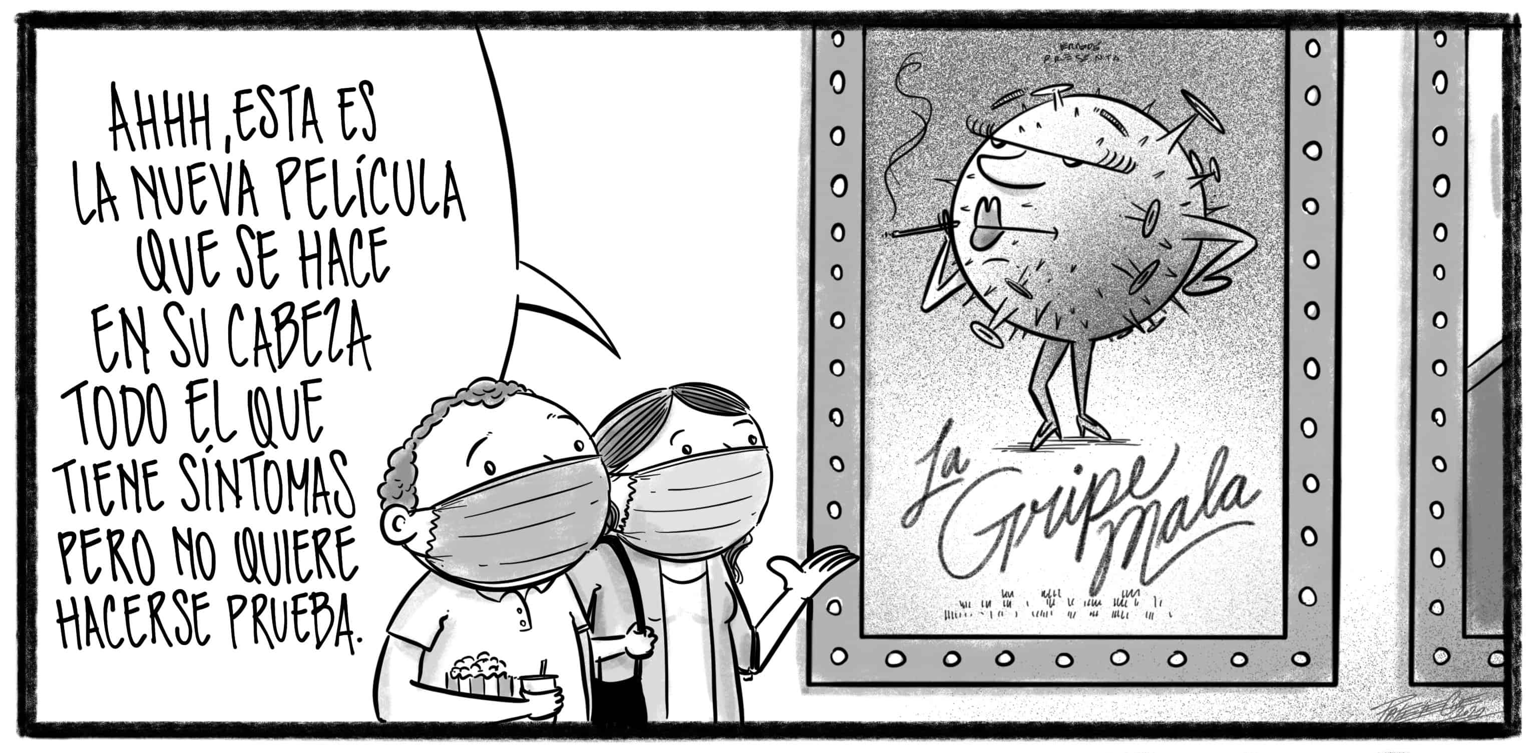 Caricatura de Noticiero Poteleche 8 enero 2022