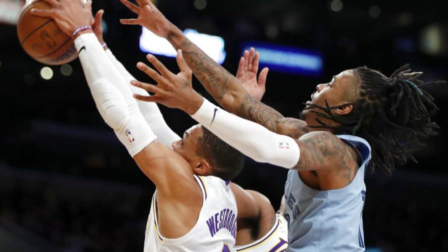 Los Grizzlies ganan a los Lakers y encandenan 9 victorias