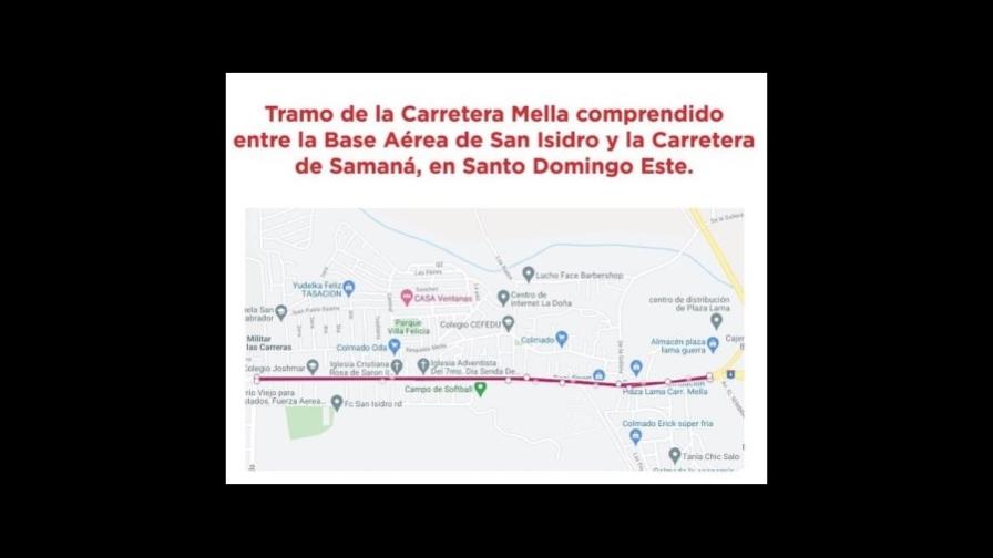 CAASD cierra calles este martes para trabajos en Santo Domingo Este