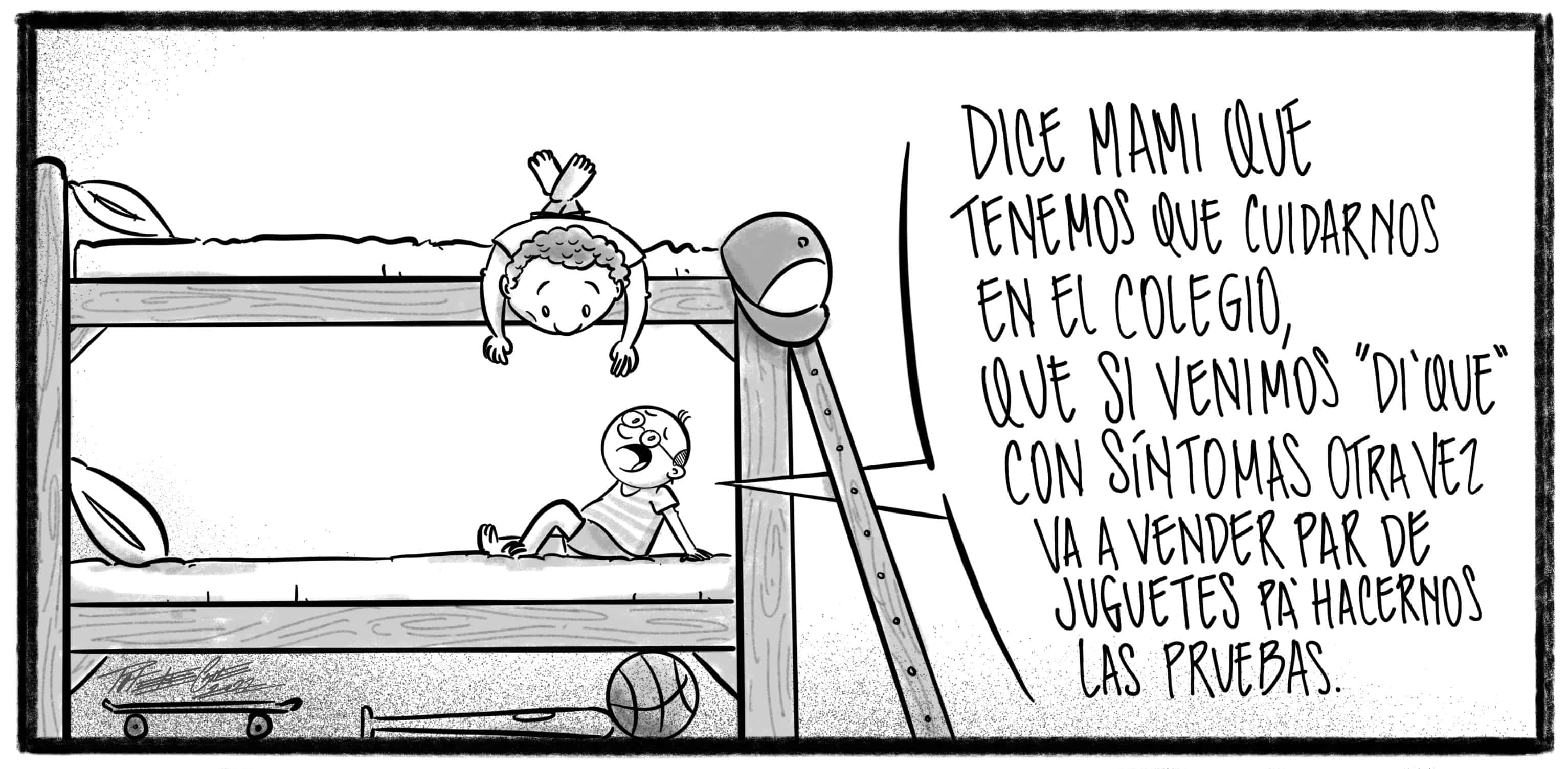 Caricatura de Noticiero Poteleche 11 enero 2022