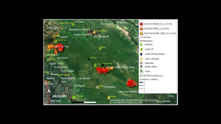 Aumentan los incendios provocados en el Parque Nacional Sierra de Bahoruco