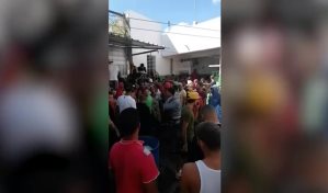 Video | Protestan en fortaleza Duarte por traslado de reo