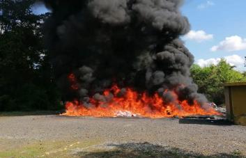 Incineran más de 1,666 kilos de drogas incaugadas la mayoría en Santo Domingo