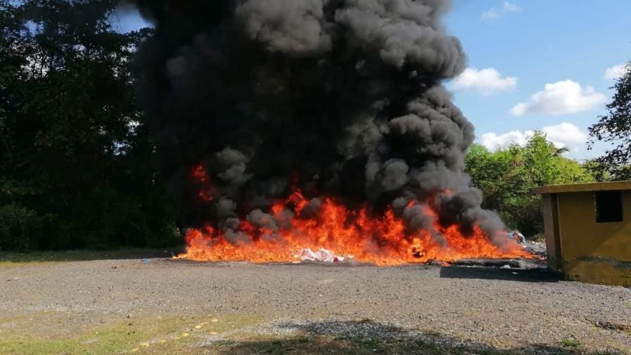 Incineran más de 1,666 kilos de drogas incaugadas la mayoría en Santo Domingo