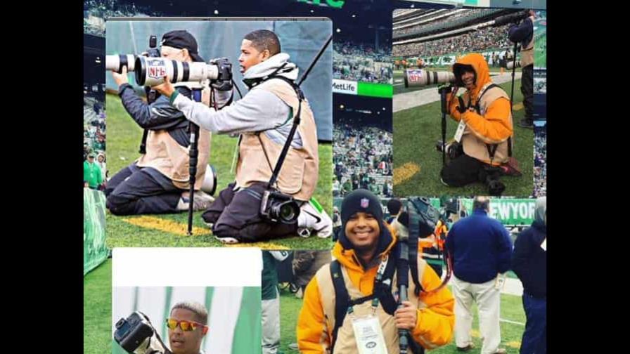 VÍDEO | Michael Henríquez un dominicano fotógrafo de los equipos de la NFL de Nueva York
