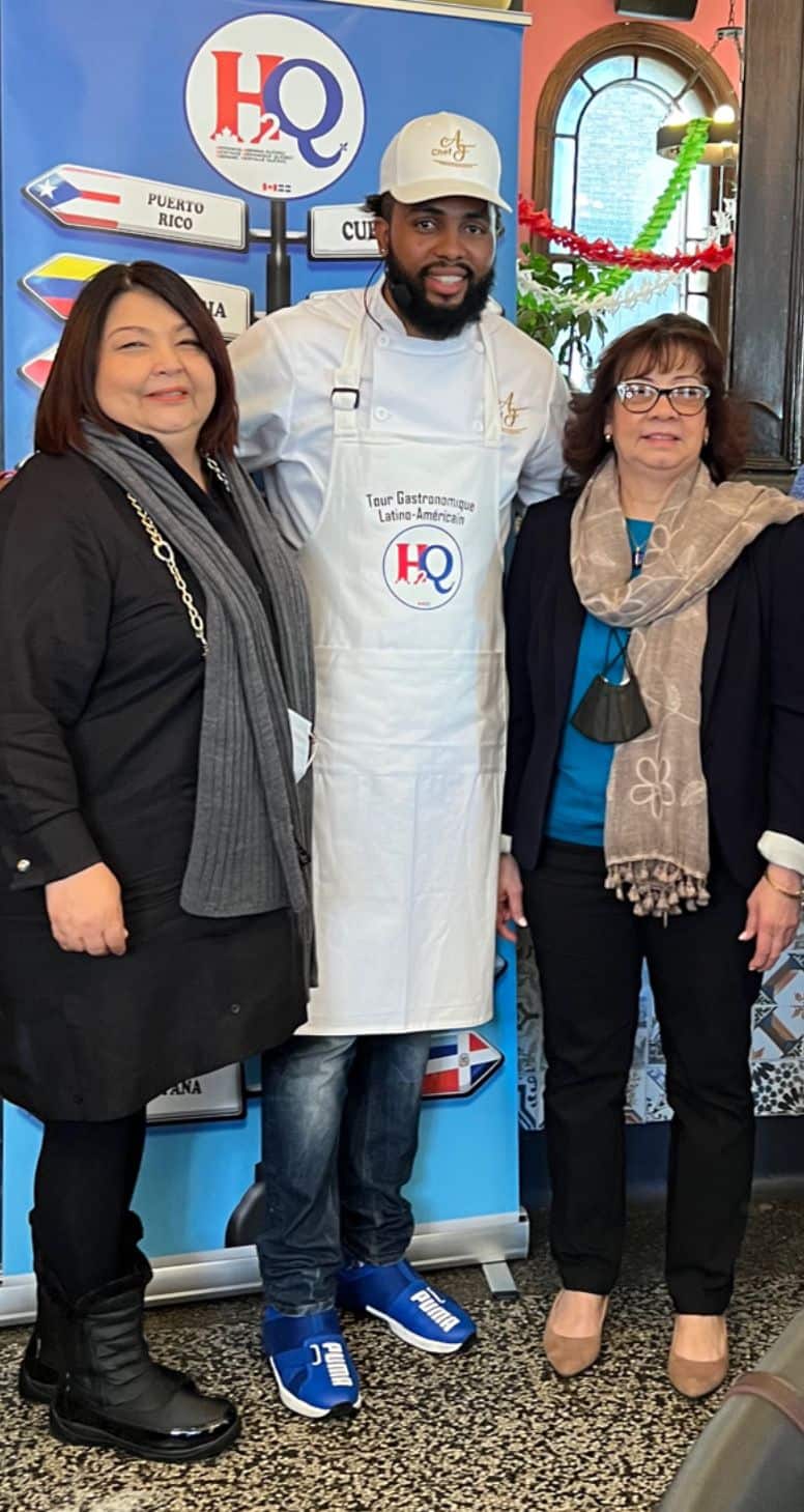 Edme Arnaud cónsul de Toronto, Margarita Nuñez cónsul de Montreal 